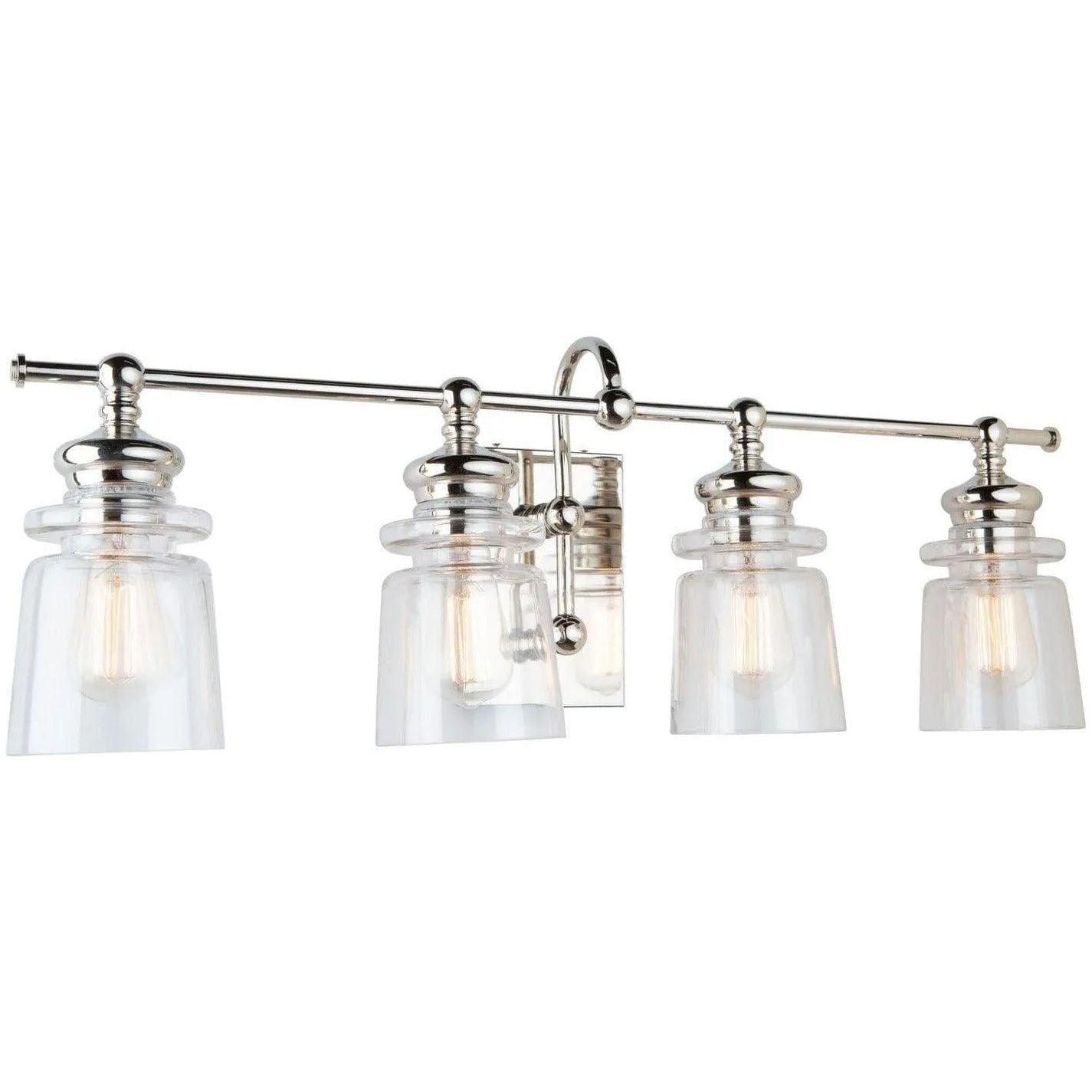 Artcraft Lighting - Castara Four Light Wall Mount - AC11594PN - Canada Light Shop