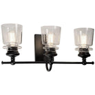 Artcraft Lighting - Castara Three Light Wall Sconce - AC11593BK - Canada Light Shop