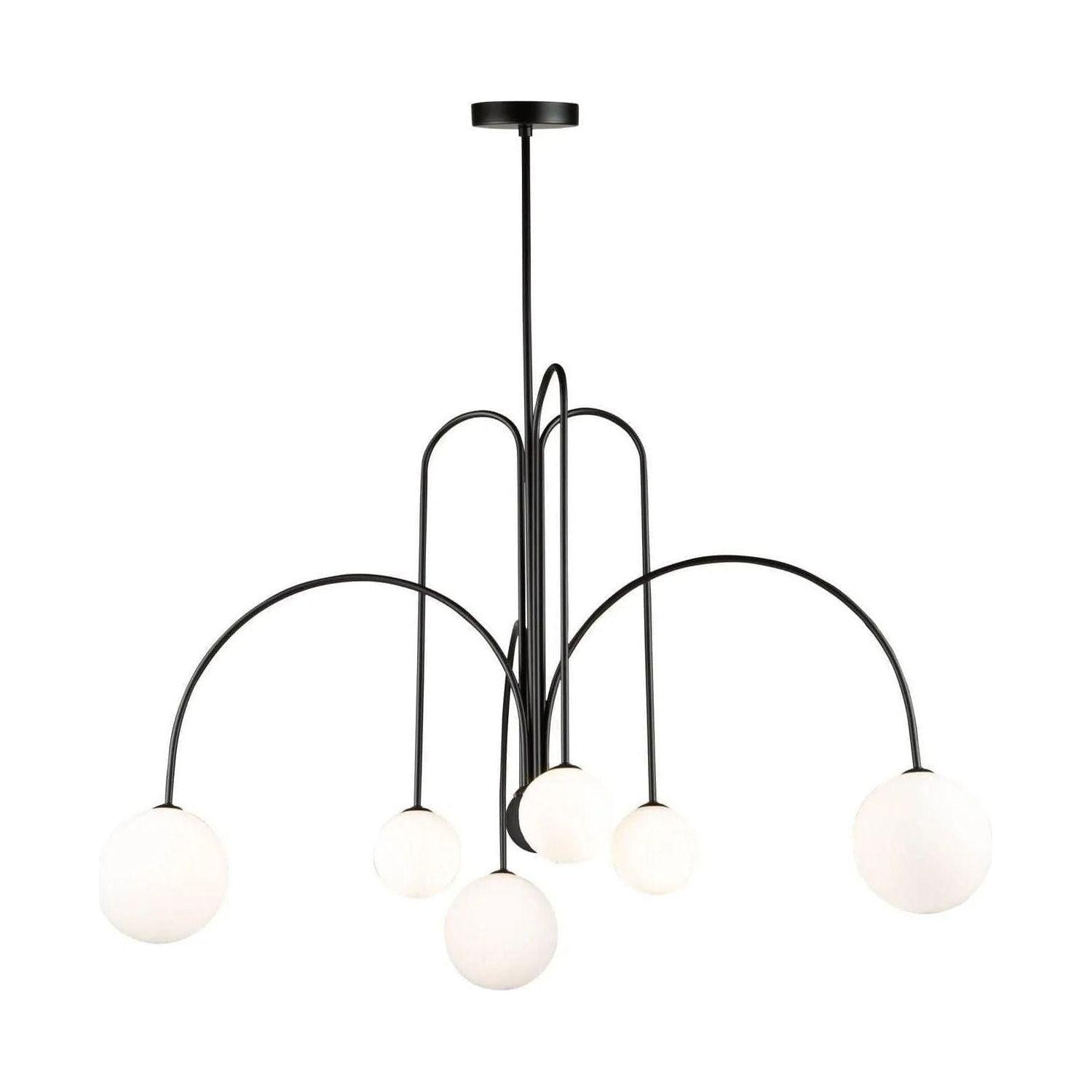 Artcraft Lighting - Comet LED Chandelier - AC6656BK - Canada Light Shop