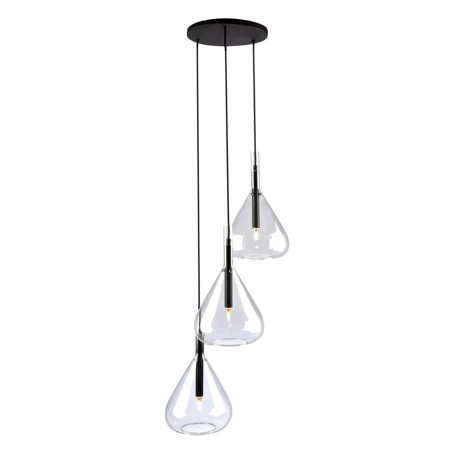Artcraft Lighting - Conic Multi Pendant - AC11163BK - Canada Light Shop