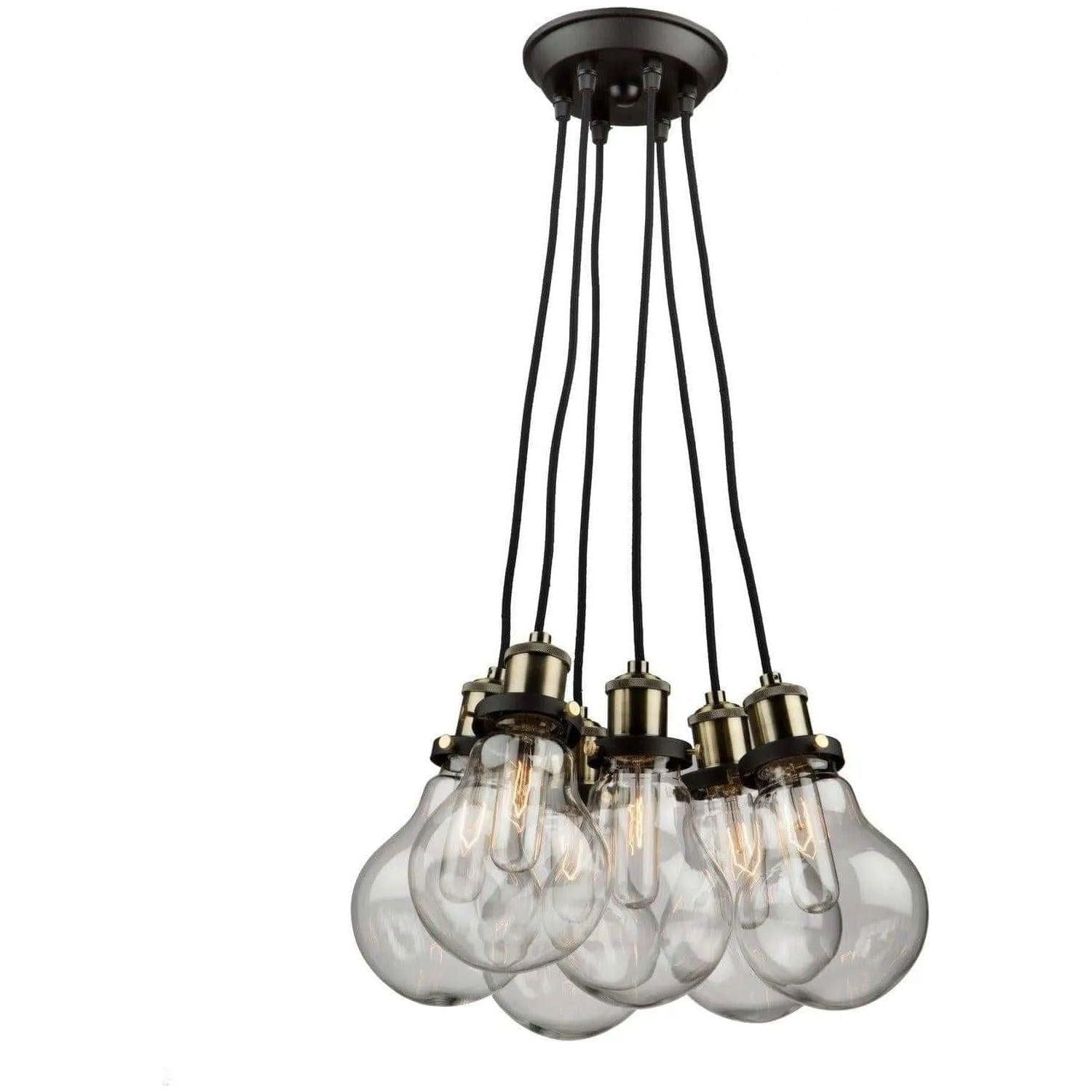 Artcraft Lighting - Edison Five Light Chandelier - AC10485 - Canada Light Shop