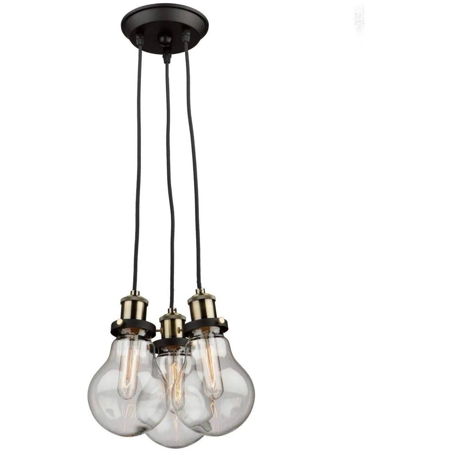 Artcraft Lighting - Edison Three Light Chandelier - AC10483 - Canada Light Shop
