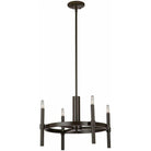 Artcraft Lighting - Encore Four Light Chandelier - AC10665OB - Canada Light Shop