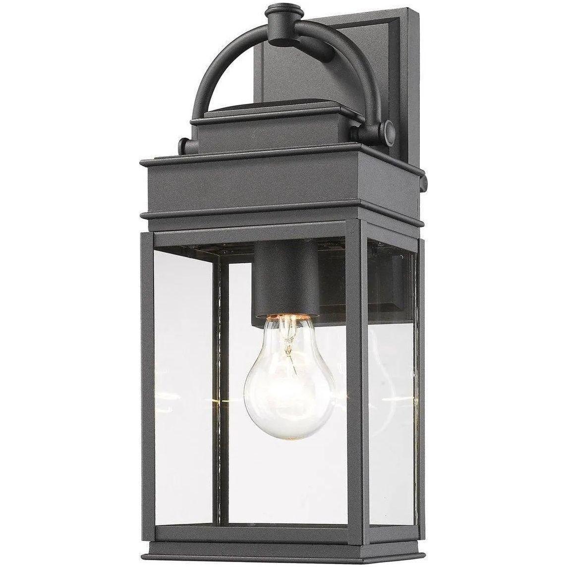 Artcraft Lighting - Fulton One Light Outdoor Wall Mount - AC8220BK - Canada Light Shop