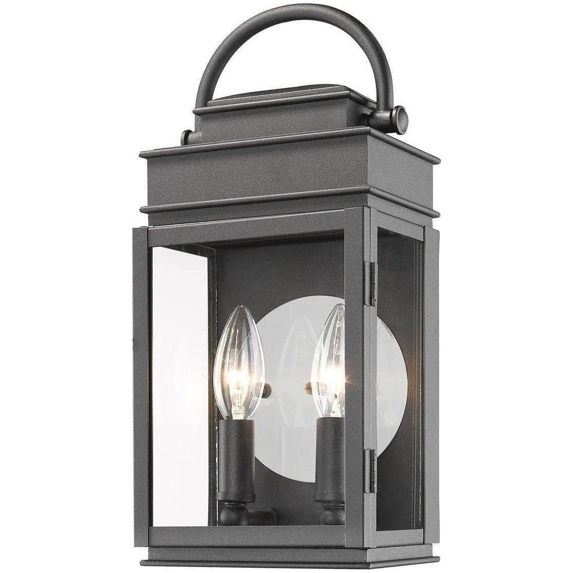 Artcraft Lighting - Fulton Two Light Outdoor Wall Mount - AC8221BK - Canada Light Shop