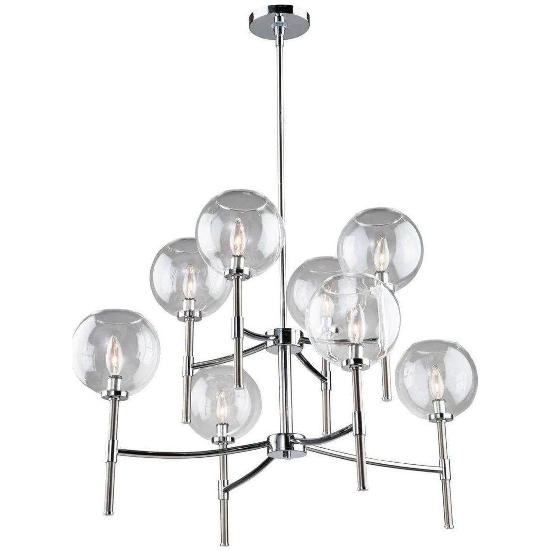 Artcraft Lighting - Hamilton Eight Light Chandelier - SC13128CB - Canada Light Shop