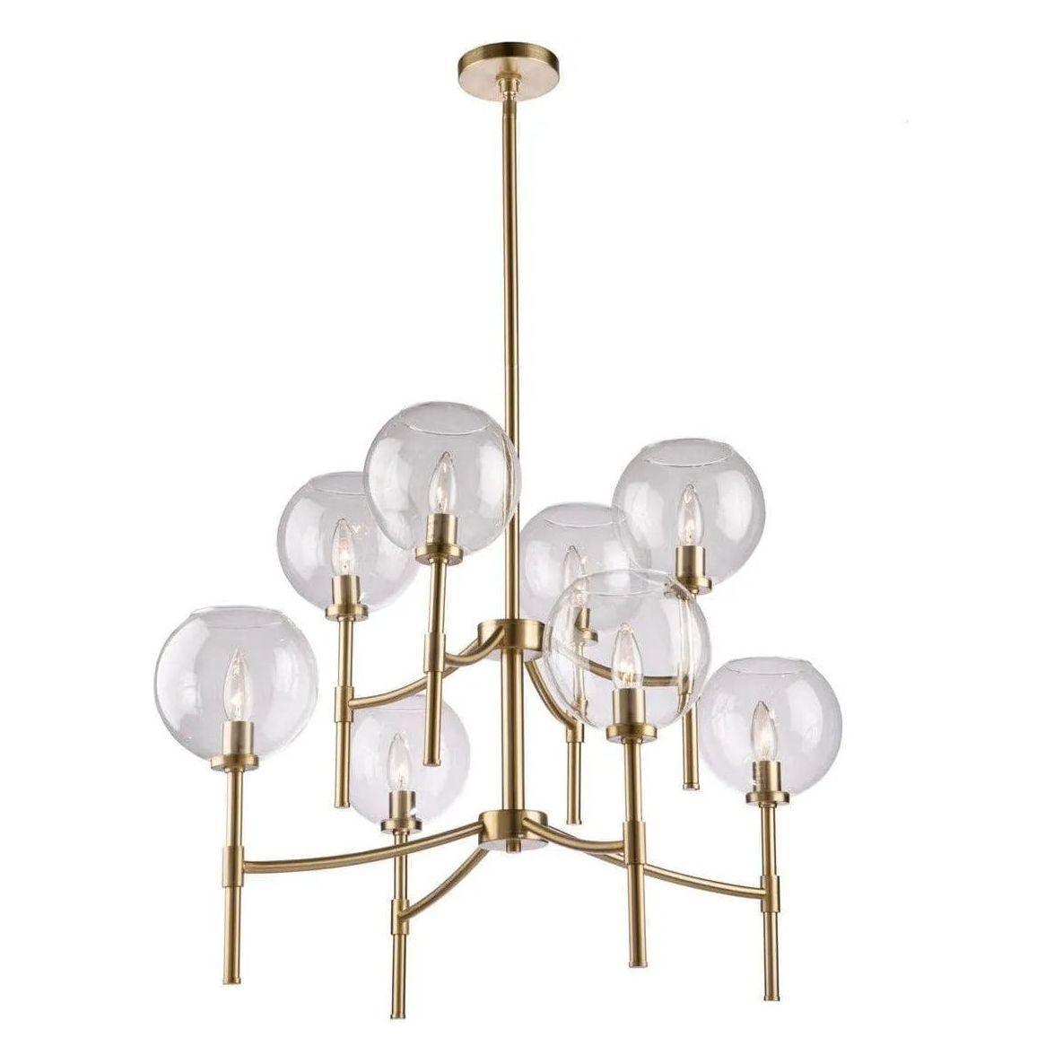 Artcraft Lighting - Hamilton Eight Light Chandelier - SC13128SB - Canada Light Shop