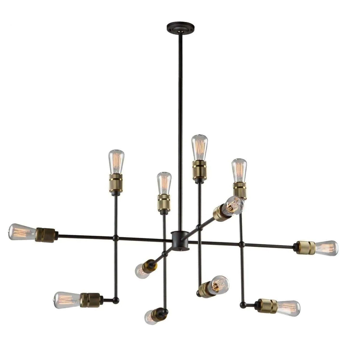 Artcraft Lighting - Jersey 12 Light Chandelier - AC10582VB - Canada Light Shop