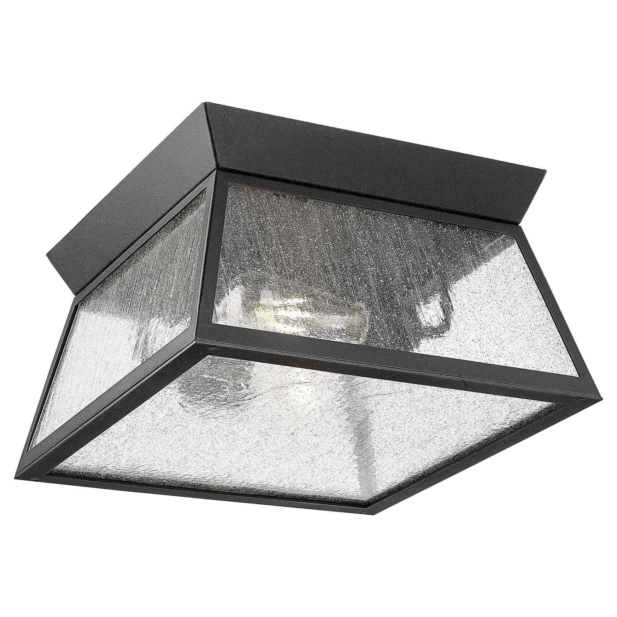 Artcraft Lighting - Lucian Outdoor Flushmount - AC8866BK - Canada Light Shop