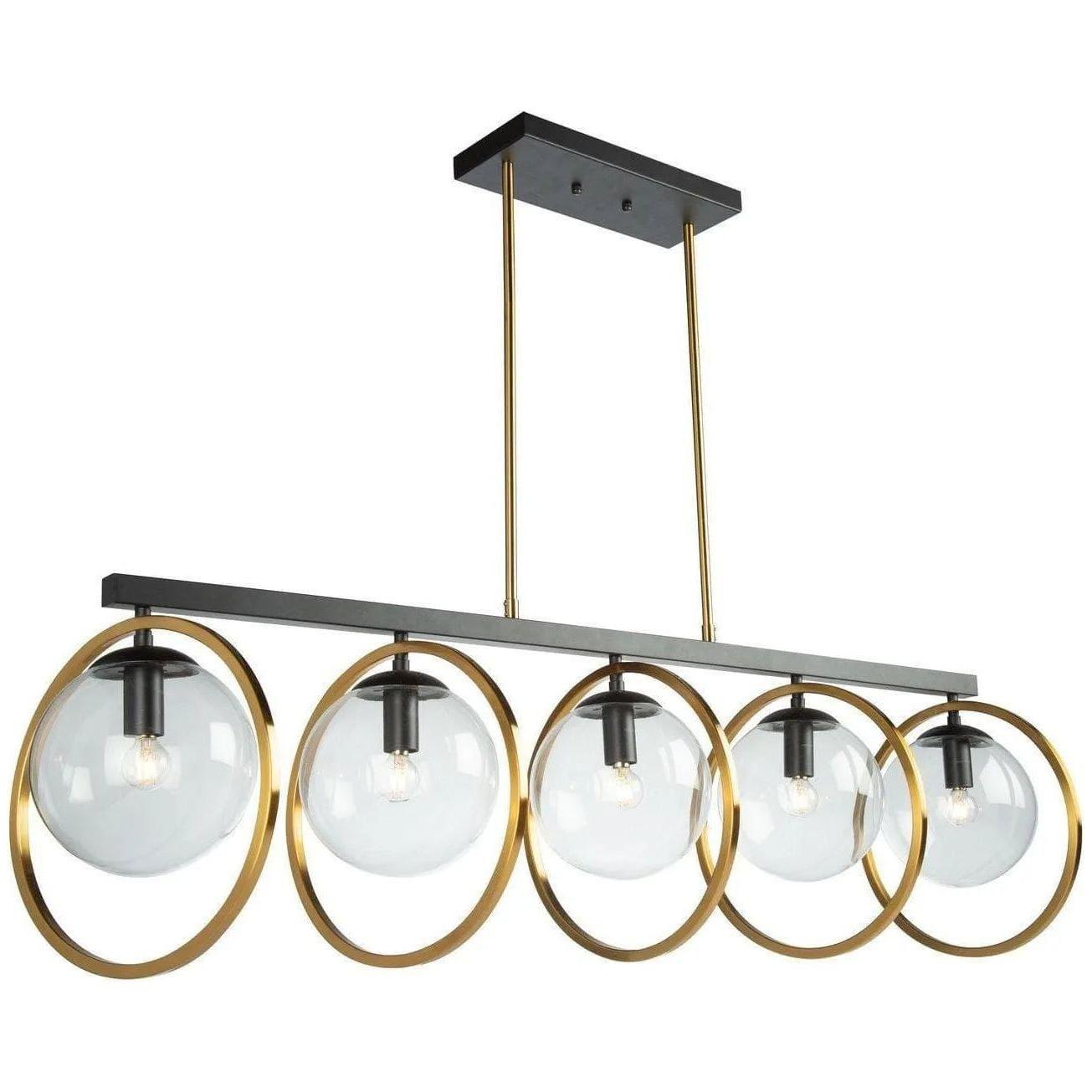 Artcraft Lighting - Lugano Five Light Island Pendant - AC10896VB - Canada Light Shop