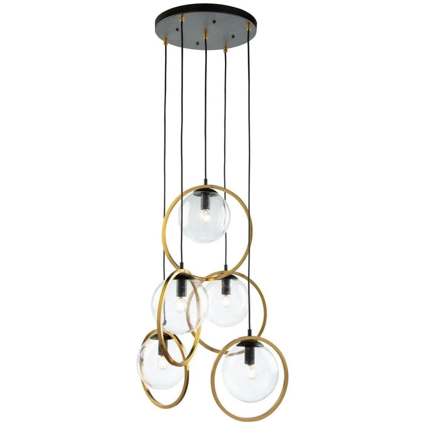 Artcraft Lighting - Lugano Five Light Pendant - AC10895VB - Canada Light Shop