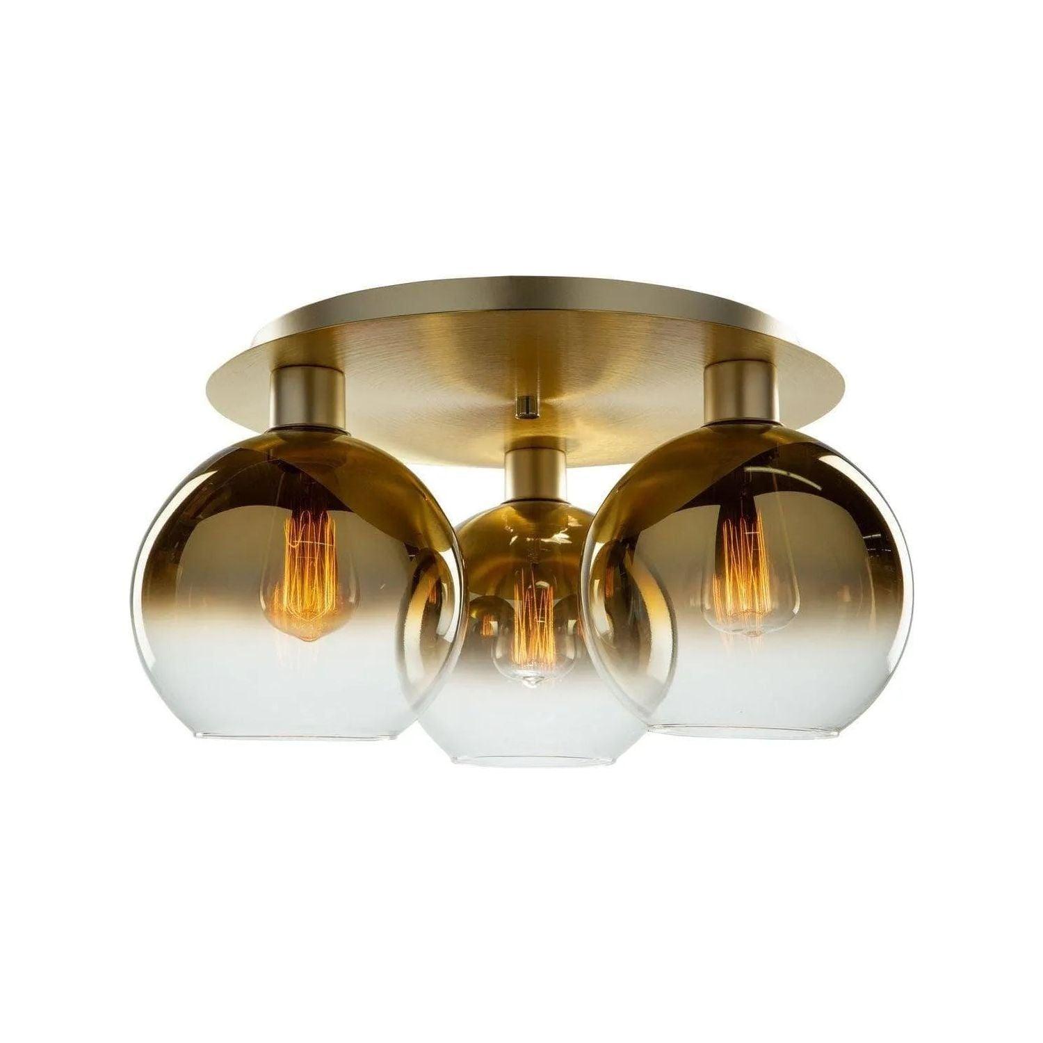 Artcraft Lighting - Morning Mist Semi-Flush Mount - SC13282GD - Canada Light Shop