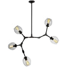 Artcraft Lighting - Organic Five Light Chandelier - JA14025BK - Canada Light Shop