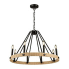 Artcraft Lighting - Perris Chandelier - AC11718BK - Canada Light Shop