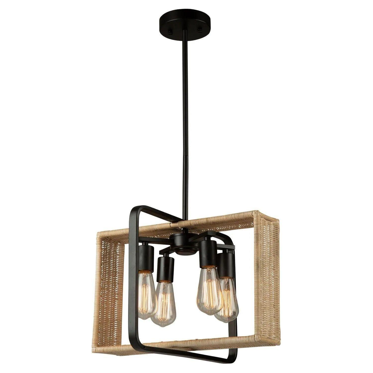 Artcraft Lighting - Perris Pendant - AC11714BK - Canada Light Shop