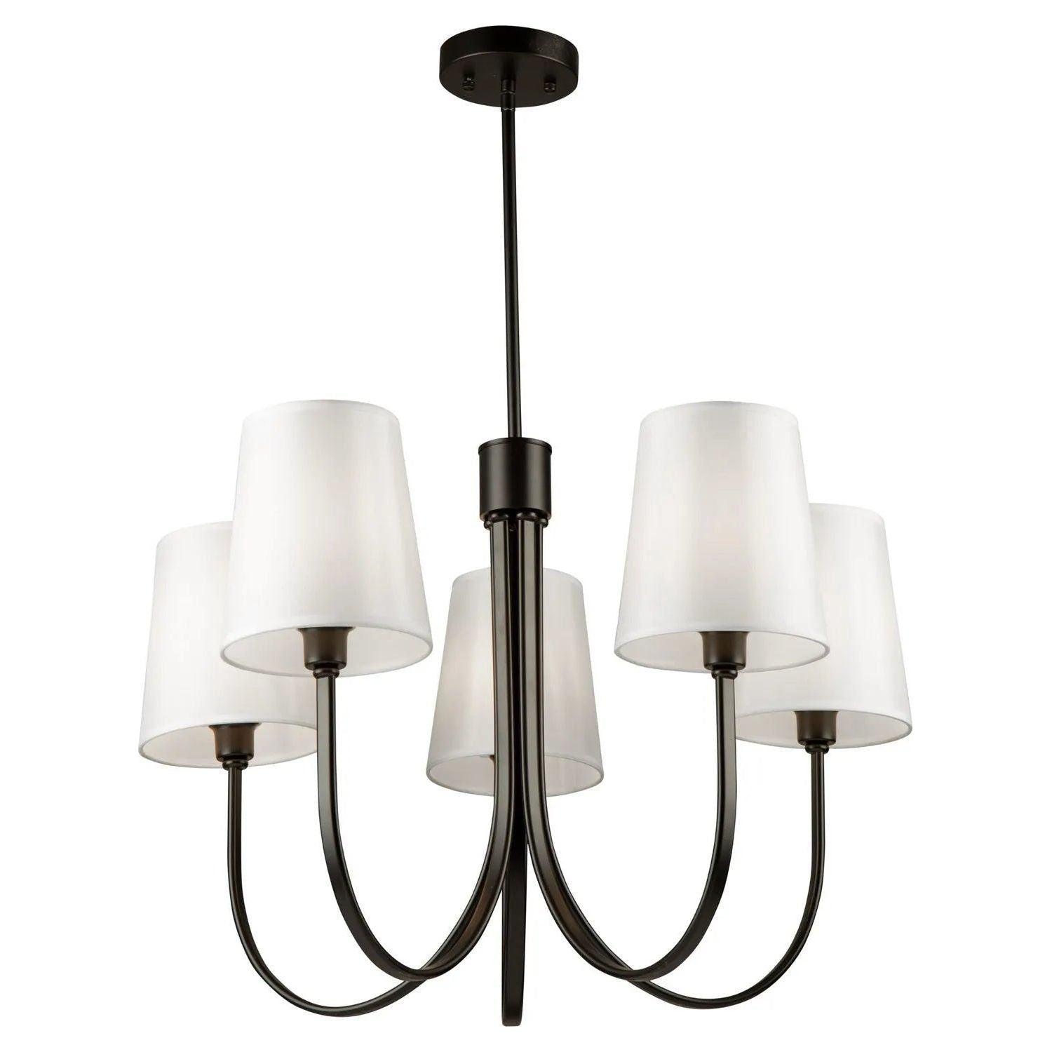 Artcraft Lighting - Rhythm Chandelier - SC13335BK - Canada Light Shop