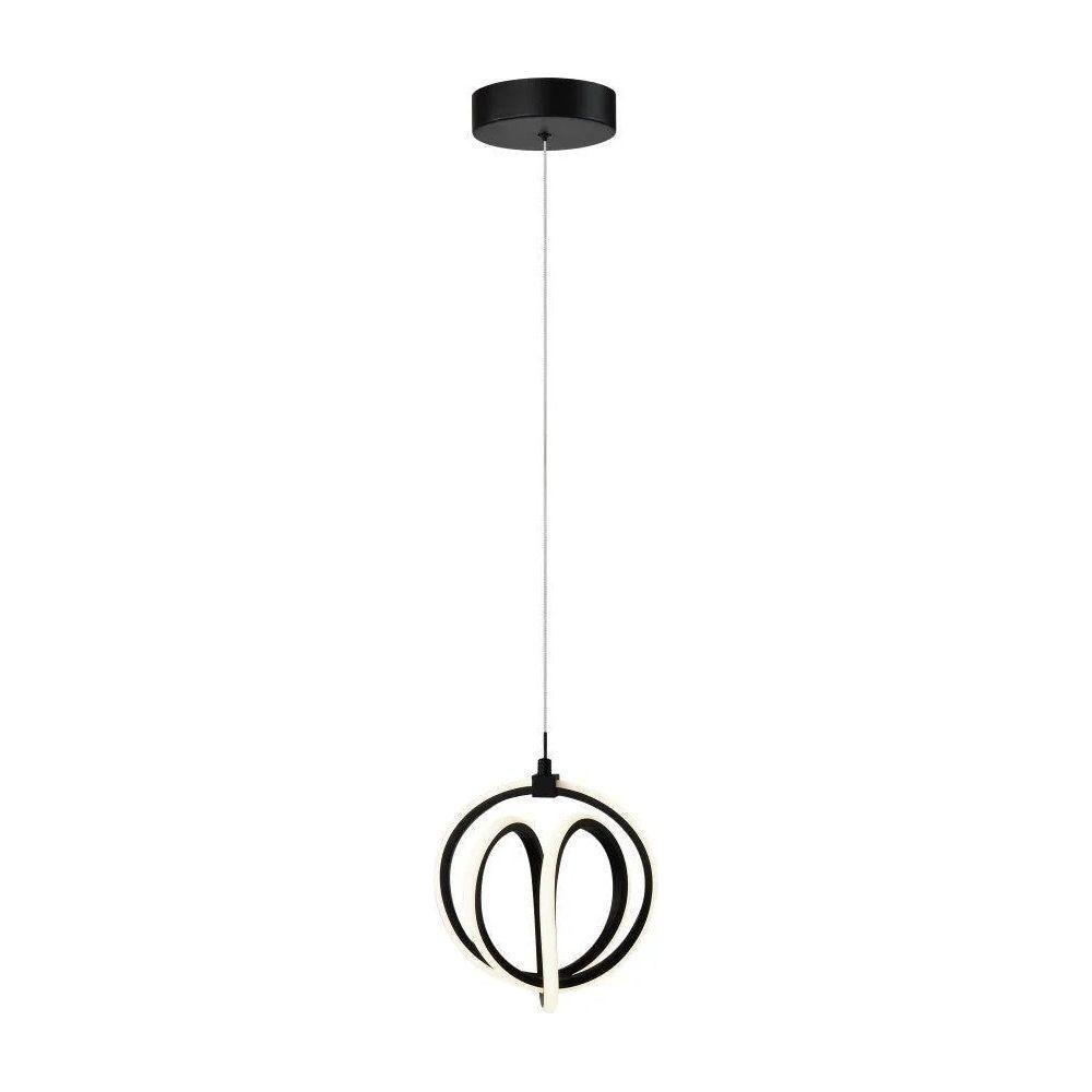 Artcraft Lighting - Rose Collection LED Pendant - AC6730BK - Canada Light Shop