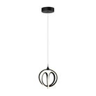 Artcraft Lighting - Rose Collection LED Pendant - AC6730BK - Canada Light Shop