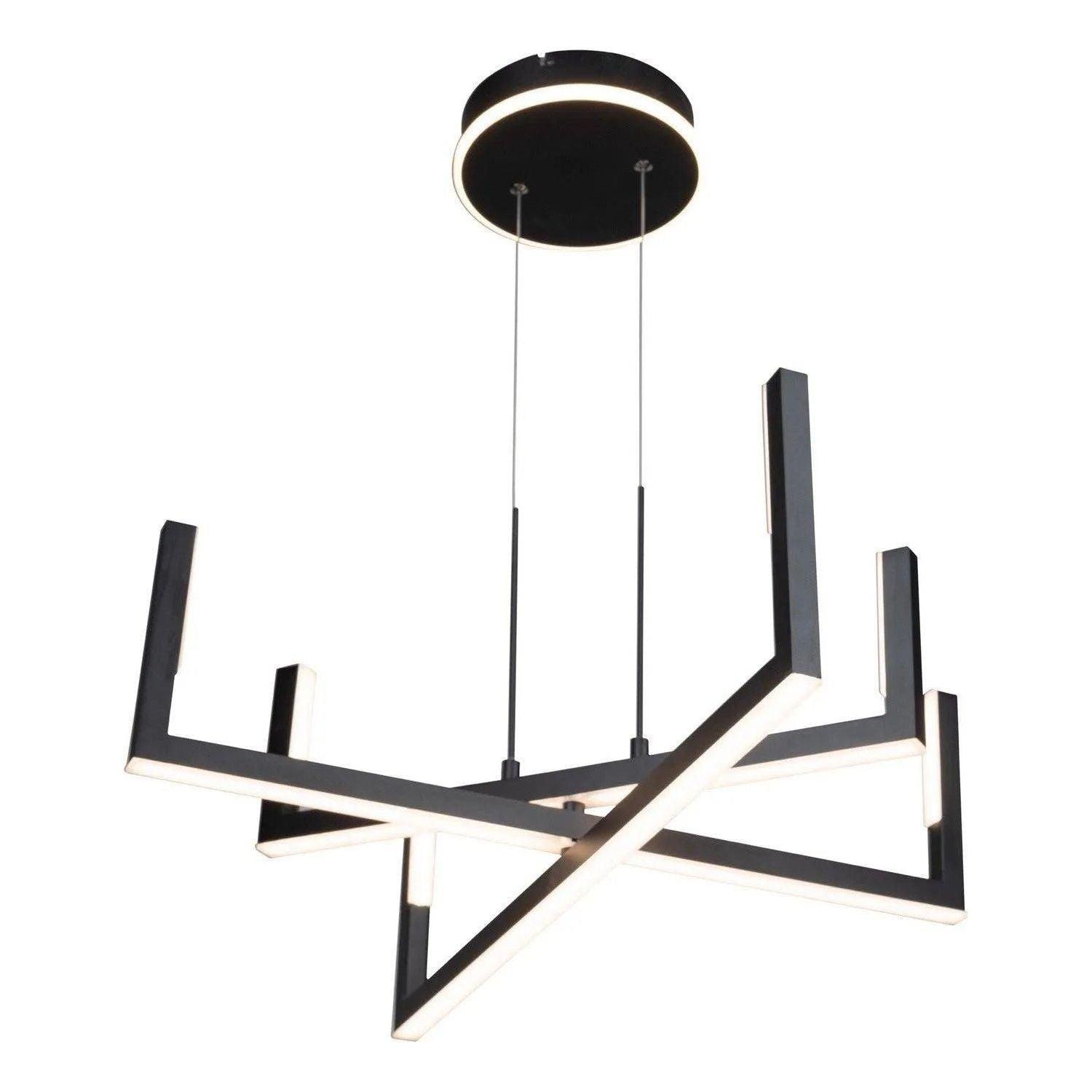 Artcraft Lighting - Silicon Valley LED Chandelier - AC6776BK - Canada Light Shop