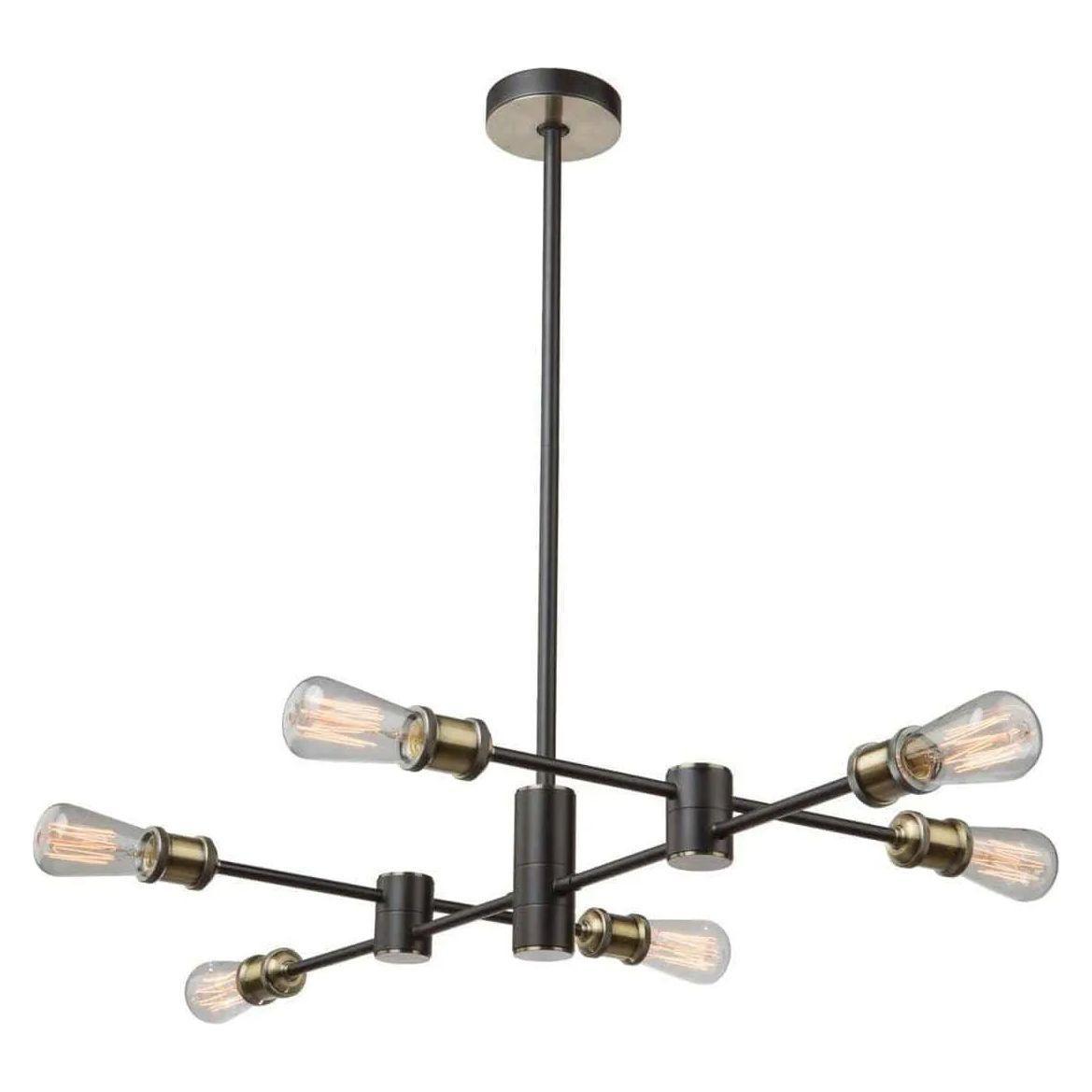 Artcraft Lighting - Tribeca Six Light Chandelier - AC10786BK - Canada Light Shop