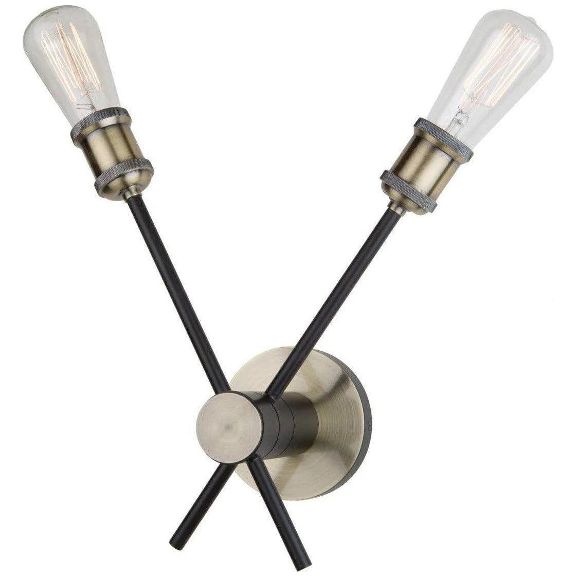Artcraft Lighting - Tribeca Two Light Wall Mount - AC10781BK - Canada Light Shop