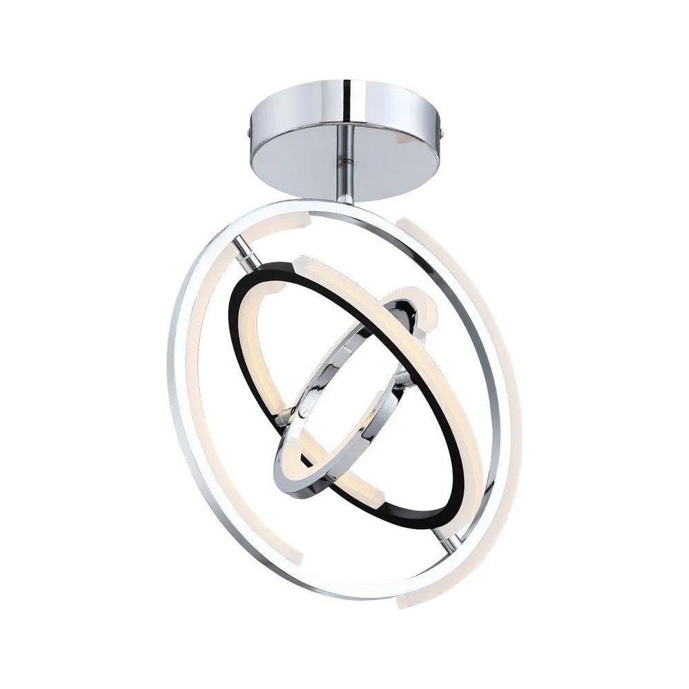 Artcraft Lighting - Trilogy LED Semi-Flush Mount - AC6745BB - Canada Light Shop