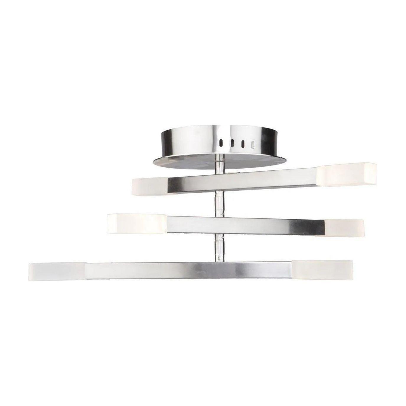 Artcraft Lighting - Twig Six Light Flush Mount - SC13097SN - Canada Light Shop