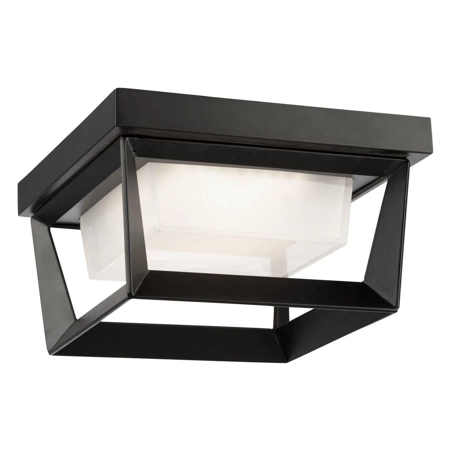Artcraft Lighting - Waterbury LED Outdoor Flush Mount - AC9186BK - Canada Light Shop