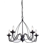 Artcraft Lighting - Wrought Iron Five Light Chandelier - AC1485EB - Canada Light Shop