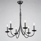 Artcraft Lighting - Wrought Iron Six Light Chandelier - AC1786EB - Canada Light Shop