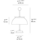 Artemide - Alfa Table Lamp - 0026015A - Canada Light Shop