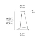 Artemide - Ameluna Pendant - 1401018A - Canada Light Shop