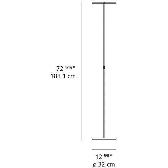 Artemide - Athena Floor Lamp - 1833035A - Canada Light Shop