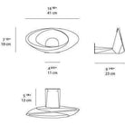 Artemide - Cabildo LED Wall Light - 1181W18A - Canada Light Shop