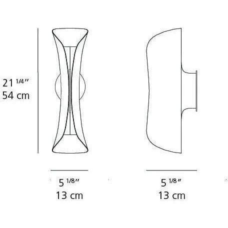 Artemide - Cadmo Wall Light - 1373018A - Canada Light Shop