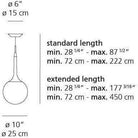 Artemide - Castore Suspension - CAS1025 - Canada Light Shop