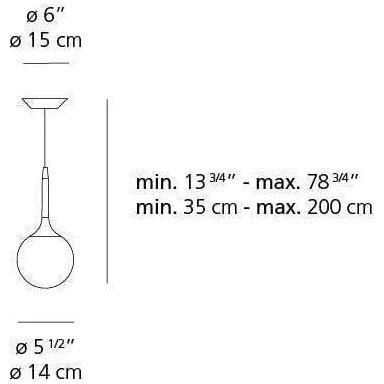 Artemide - Castore Suspension - CAS1025 - Canada Light Shop