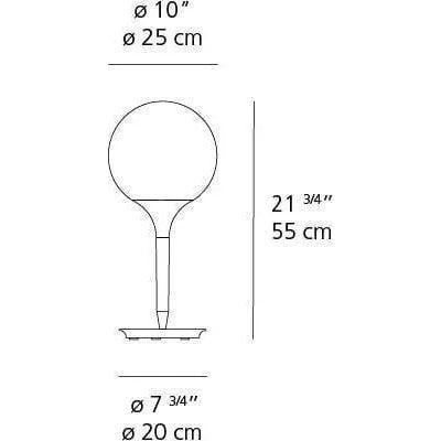 Artemide - Castore Table Lamp - 1050005A - Canada Light Shop