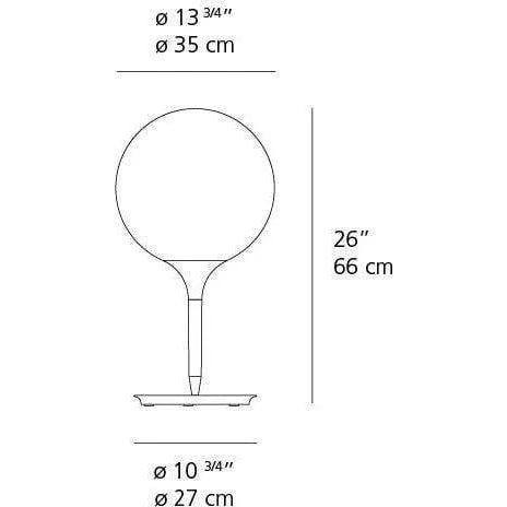Artemide - Castore Table Lamp - 1050005A - Canada Light Shop