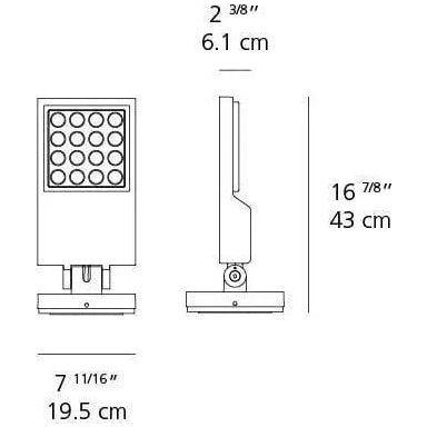 Artemide - Cefiso Outdoor Wall / Ceiling / Floor Light - T418039W18 - Canada Light Shop