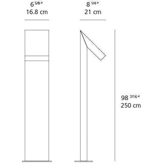 Artemide - Chilone Outdoor LED Pole - T082028 - Canada Light Shop