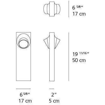 Artemide - Ciclope Dual Side Outdoor Bollard - T081328 - Canada Light Shop