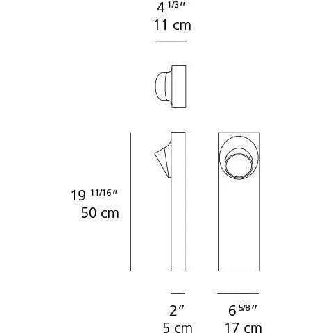 Artemide - Ciclope Outdoor Bollard - T081028 - Canada Light Shop