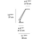 Artemide - Demetra Micro Table Lamp - 1747W18A - Canada Light Shop