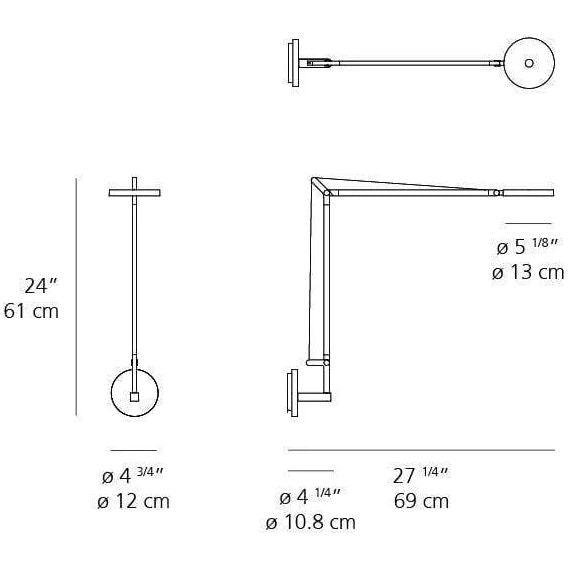 Artemide - Demetra Wall Lamp - DEM1105 - Canada Light Shop