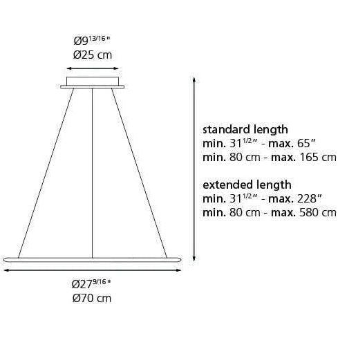Artemide - Discovery Pendant - 1999138A - Canada Light Shop