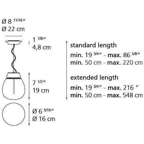 Artemide - Empatia Suspension - 1815118A - Canada Light Shop
