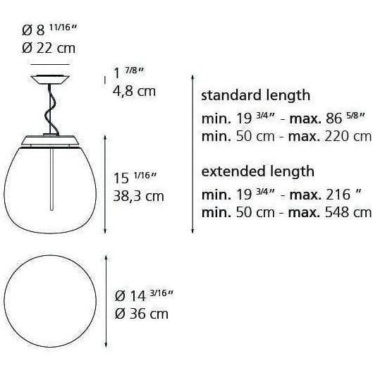 Artemide - Empatia Suspension - 1815118A - Canada Light Shop