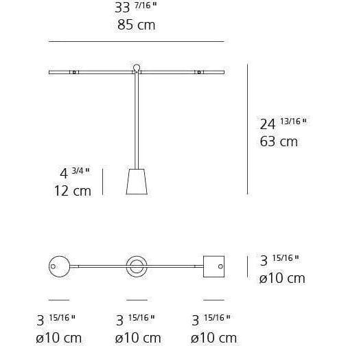 Artemide - Equilibrist Table Lamp - 1442010A - Canada Light Shop