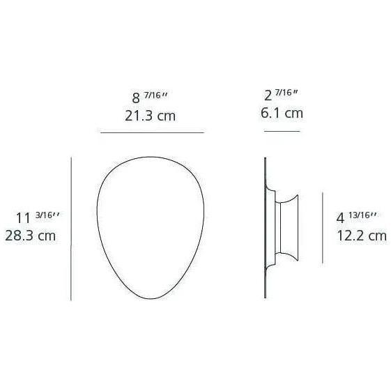 Artemide - Facce Tetro Shallow LED Wall/Ceiling Light - RDFAK03S93001AN - Canada Light Shop